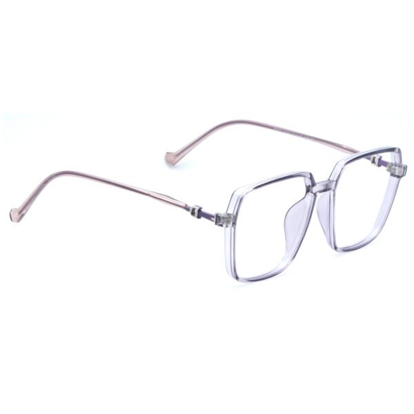 I-GOG TR-90 FULL FRAME IG-FR-8180-C5 PURPLE HEXAGON WOMEN EYEGLASSES - Image 5