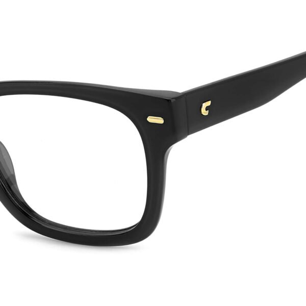 CARRERA BLACK ACETATE FULL FRAME CA-FR-3021-807-5219 LARGE SQUARE MEN EYEGLASSES - Image 2