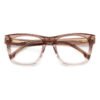 CARRERA TRANSPARENT PINK ACETATE FULL FRAME CA-FR-3021-DLN-5219 LARGE SQUARE MEN EYEGLASSES - Image 3