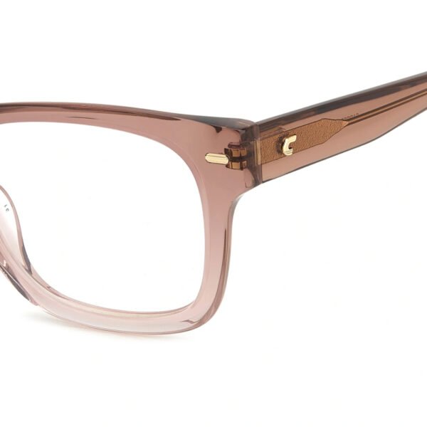 CARRERA TRANSPARENT PINK ACETATE FULL FRAME CA-FR-3021-DLN-5219 LARGE SQUARE MEN EYEGLASSES - Image 2