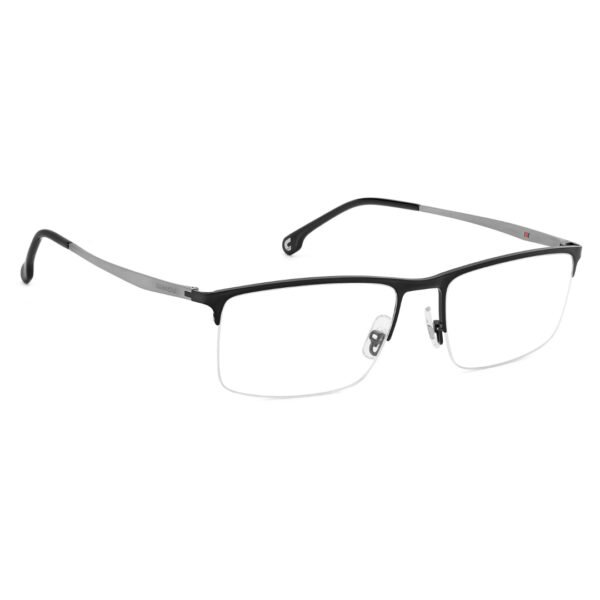 CARRERA BLACK METT METAL SUPRA FRAME CA-FR-8875-003-5517 MEDIUM RECTANGLE MEN EYEGLASSES - Image 4