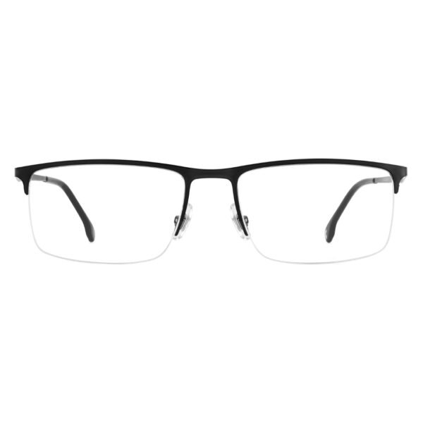 CARRERA BLACK METT METAL SUPRA FRAME CA-FR-8875-003-5517 MEDIUM RECTANGLE MEN EYEGLASSES