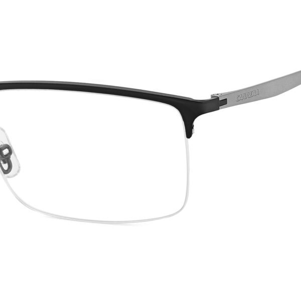 CARRERA BLACK METT METAL SUPRA FRAME CA-FR-8875-003-5517 MEDIUM RECTANGLE MEN EYEGLASSES - Image 2