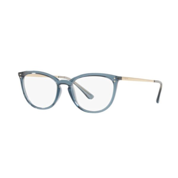 VOGUE FULL FRAME TRANSPARENT BLUE CAT EYE MEDIUM UNISEX EYEGLASSES VO-FR-5276-2966-51 - Image 5