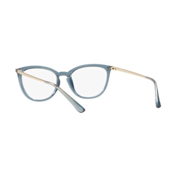 VOGUE FULL FRAME TRANSPARENT BLUE CAT EYE MEDIUM UNISEX EYEGLASSES VO-FR-5276-2966-51 - Image 2