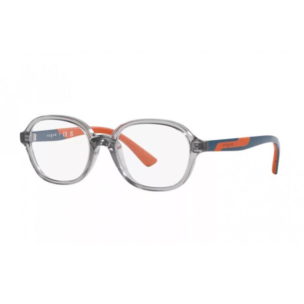 VOGUE FULL FRAME BLUE HEXAGON MEDIUM KIDS EYEGLASSES VO-FR-2018-2283-47 - Image 3