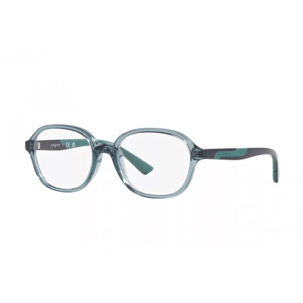 VOGUE FULL FRAME BLUE METT HEXAGON MEDIUM KIDS EYEGLASSES VO-FR-2018-2966-47 - Image 4