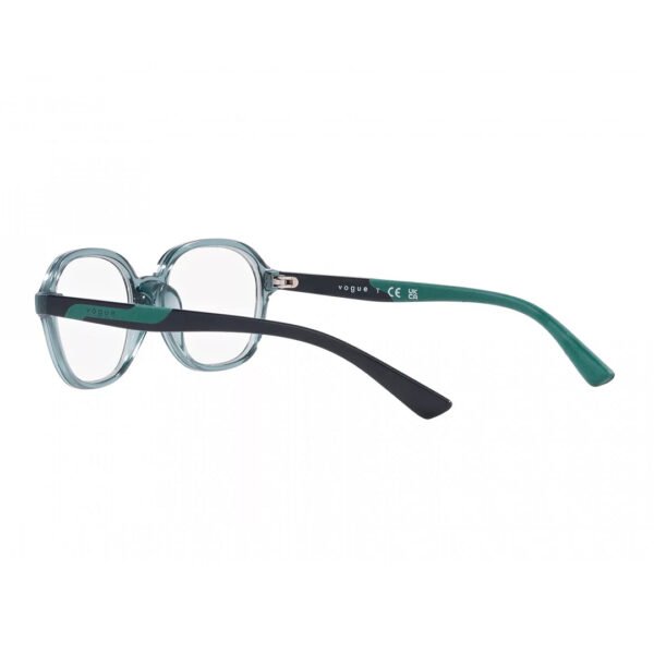 VOGUE FULL FRAME BLUE METT HEXAGON MEDIUM KIDS EYEGLASSES VO-FR-2018-2966-47 - Image 2