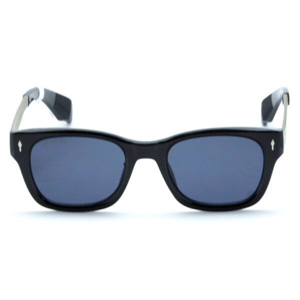 EYEFLICK-SG FIBER FULL FRAME EF-98163-BL-BL BLACK SQUARE MEN SUNGLASSES