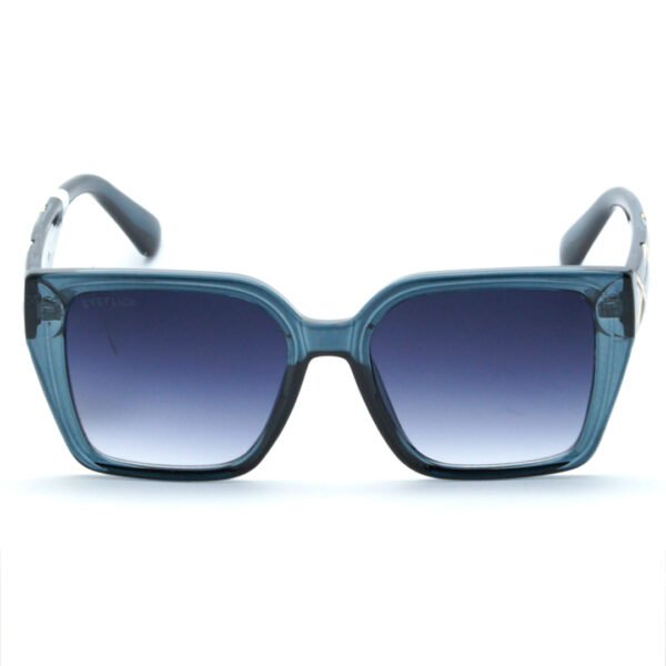 EYEFLICK-SG FIBER FULL FRAME EF-99128E-C4 BLUE RECTANGLE WOMEN SUNGLASSES