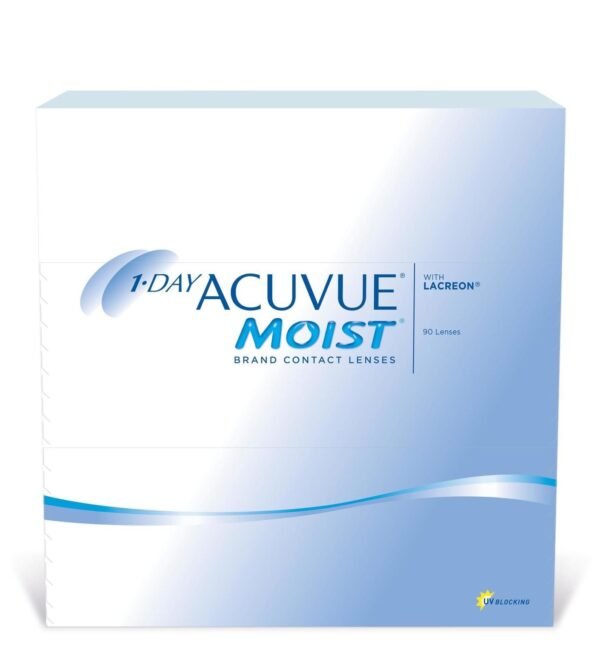 Johnson & Johnson 1-Day Acuvue Moist  Contact Lenses (30 Lens/Box)