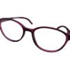 Purple Cat Eye Rimmed Eyeglasses for Girls - Image 3