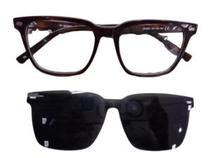 Luxury High Fashion Japanese Design Clip on Frames Eyewear