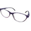 Purple Cateye Rimmed Eyeglasses - Image 2