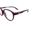 Purple Cat Eye Rimmed Eyeglasses for Girls - Image 2