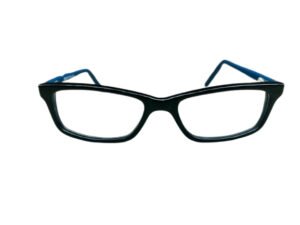 Black & Blue Full Rim Rectangle Vincent Chase Online Classic Acetate Eyeglasses