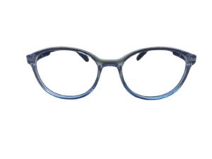 Blue Color with Grey Tones Oval Eyeglasses for Kids