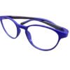 Sailor Blue Flexible Round Little Kids Eyeglasses - Image 3