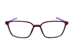 Long Lactic Matte Purple with Purple and Black Temple Specs