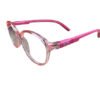 Kids Spectacle Round Shape Pink Color Frames - Image 3