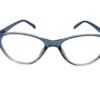 Transparent Cat Eye Rimmed Matte Finish Arms Design Eyewear - Image 2