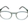 Transparent Green Color Round Eyeglasses for Kids - Image 2
