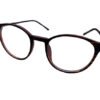 Luxury Purple and Brown color Full Rim Semi-Oval Frame - Image 3