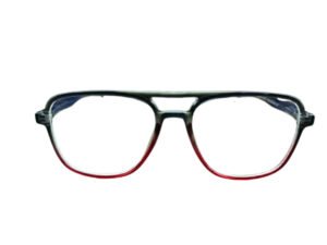 Fancy Aviator Black & Brown Color Full Rim Eyeglasses for Kids