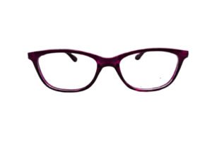 Purple Cat Eye Eyeglasses with Fancy Arms for Kids