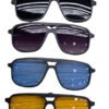 Buy Zone vision Clip on Sunglasses for Men and Women - Image 5