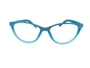 Buy Blue Matte Sky-Blue Full Rim Cat Eye Kids