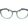 New Superflex Crystal Green Color Round Eyeglasses for Kids - Image 2