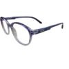 Purple Transparent Full Rim Oval Shape Eyewear - Image 4