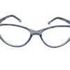 Light Blue Color Butterfly Rimmed Kids Eyeglasses - Image 3