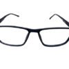 Matte Black Color Square Eyeglasses for Kids - Image 3