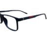 Matte Black Color Square Eyeglasses for Kids - Image 4