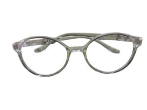 Transparent Round Full Rim Eyeglasses for Kids