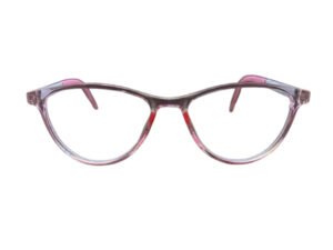 Gradient Pink & Brown Color Full Rim Cat-Eye Kids