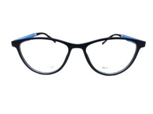 Designer Black & Blue Full Rim Frame Cat-Eye Eyeglasses for Kids