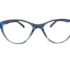 Transparent Cat Eye Rimmed Matte Finish Arms Design Eyewear