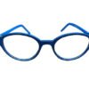 Round Spectacle Frame with Black and Blue Color and Strong Durable TR-90 Spectacle Frame - Image 3