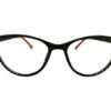 Computer Flexible Black Catye Shape Spectacle Frame For Kids