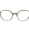 Eye Wear Wolf Eyes Round Shape Frame for Kids in Shade of Green color spec