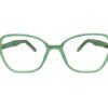 Stylish Light Mint Green Transparent Full Rim