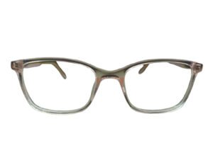 Light Pink Full Rim rectangular shape with rounded edges and a thin frame