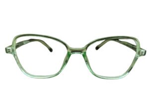 Kid's Eyeglasses Light Green Crystal Optical Frame