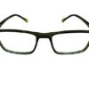 Crystal Green Color with Fancy Frame Rectangle Eyeglasses - Image 2