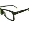 Crystal Green Color with Fancy Frame Rectangle Eyeglasses - Image 3