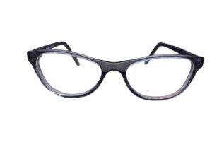 Vintage Look Dark Gray Color Cat-Eye Eyeglasses for Kids