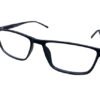 Matte Black Color Square Eyeglasses for Kids - Image 2